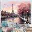 «Pink Twilight Rendezvous In Paris II», impressions sur toile de parcs d'attractions-1175791794-1145524844-1145524845