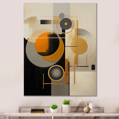 Energy Of Possibility Retro Circular Abstract I - Modern Geometric Wall Art Prints