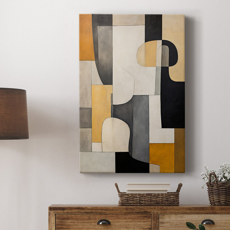 ABSTRACT Series CDXCVI - Cavas de galerie sur mesure, H 12 po x l 8 po