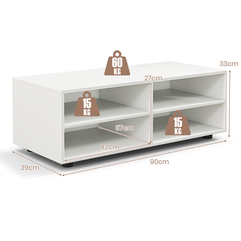 Myrton Unfinished TV Stand for TVs up to 40"