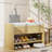 Storage Shoe Bench With Seat Cushion-650796038