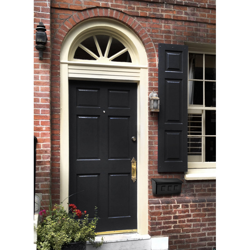 Wayland Wall Mounted Mailbox, Black