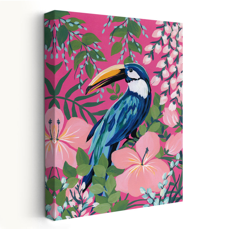 Toucan contemporain et BCBG, H 36 po x l 24 po