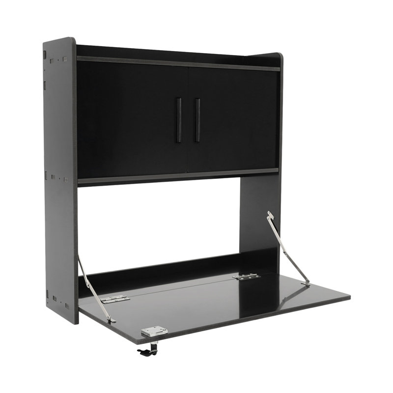 Armoire de table murale pliante, Black