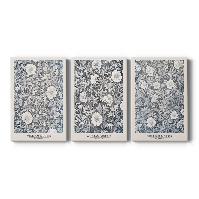 Série sur toile tendue sur mesure - 3 pièces, H 12 po x l 24 po