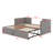 Upholstered Daybed With Pop Up Trundle-1281069977