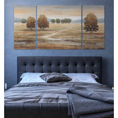Paysage de lin I-impression sur toile tendue multi-pièces