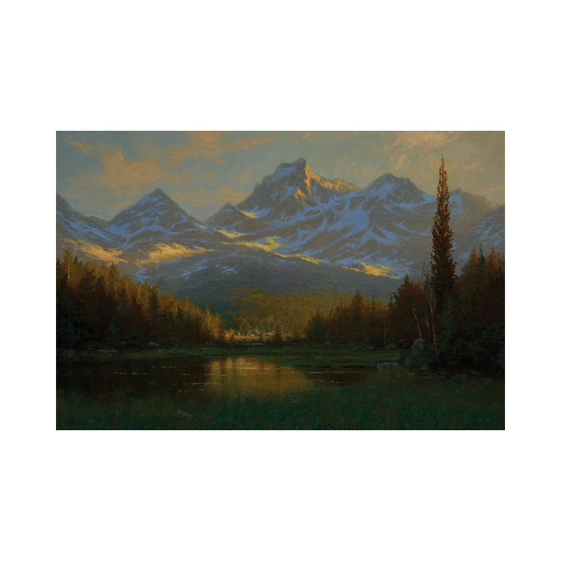 Marsh Lake I by Ken Salaz - Wrapped Canvas Painting, 66.04 cm H x 45.72 cm W x 1.91 cm D