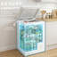 Mini congélateur, congélateur coffre compact de 3,5 pieds cubes, blanc