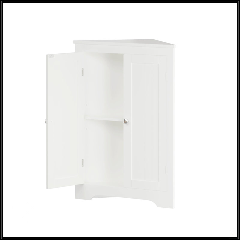 Armoire de plancher au sol avec 2 portes et tablettes réglables