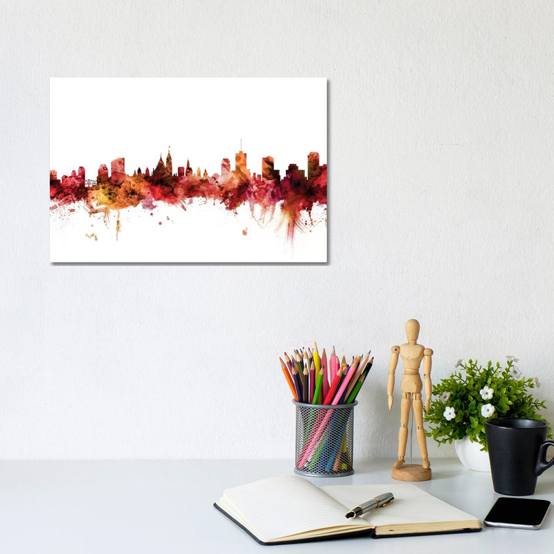 Ottawa, Canada Skyline by Michael Tompsett - Wrapped Canvas Gallery-Wrapped Canvas Giclée, 20.32 cm H x 30.48 cm W