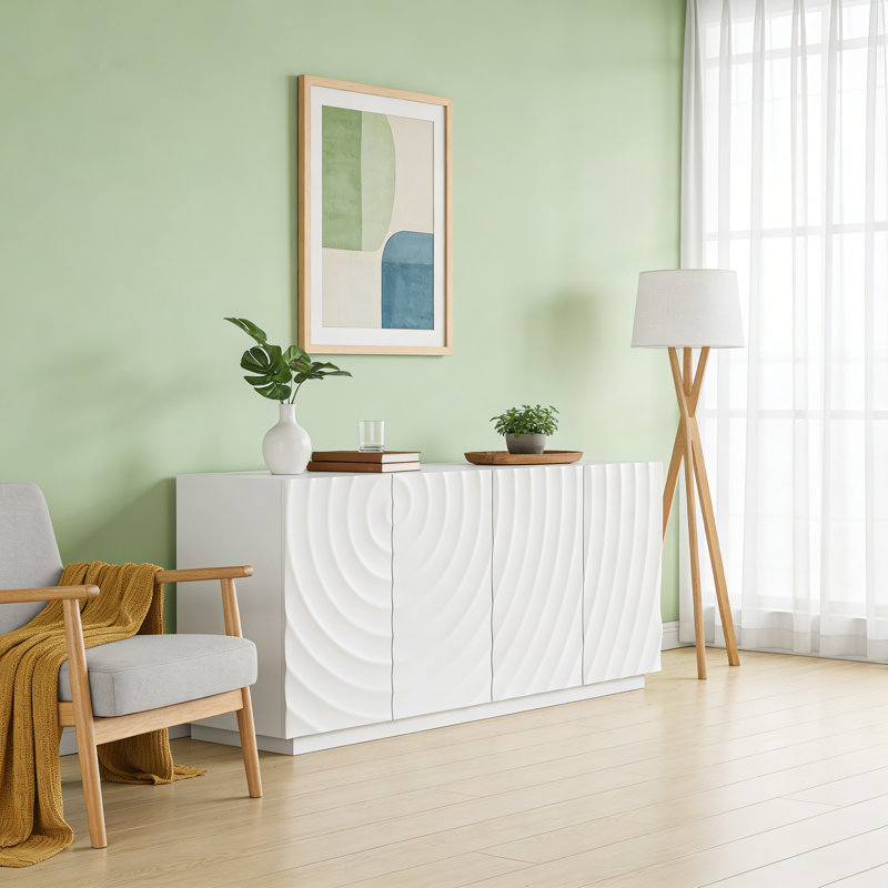 Buffet et salle à manger Modern, Blanc