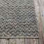 Jazz Hand Loomed Chevron Area Rug in Tan/Gray-2010499154