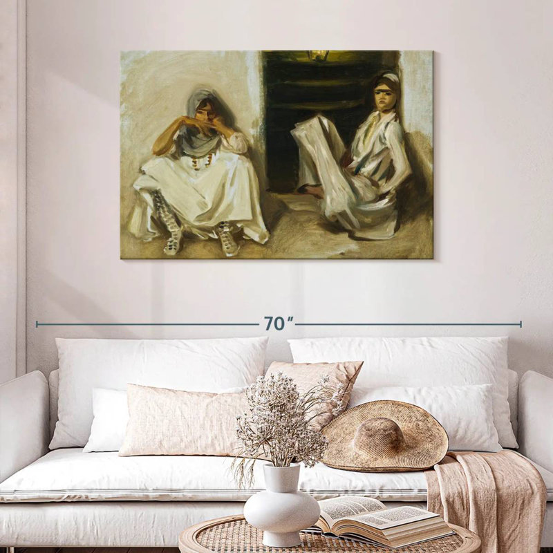 Leisha, deux femmes arabes, 1905, H 30 po x l 45 po