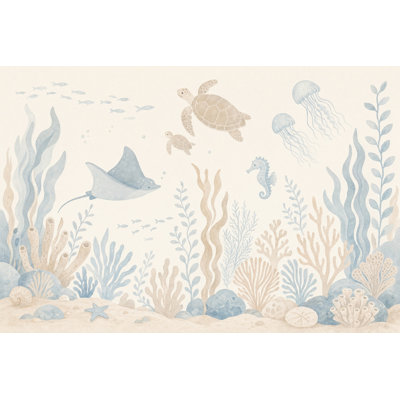 Papier peint tortues de mer