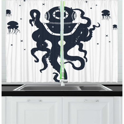 Pointed Kitchen Curtain