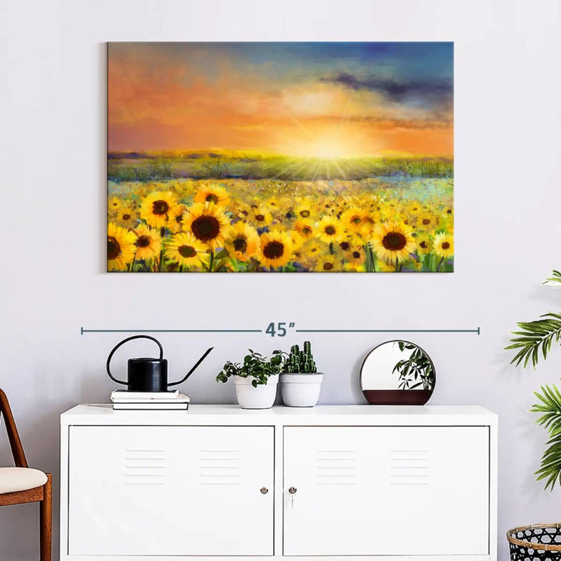 Huile de tournesol Alvord, H 26 po x l 39 po
