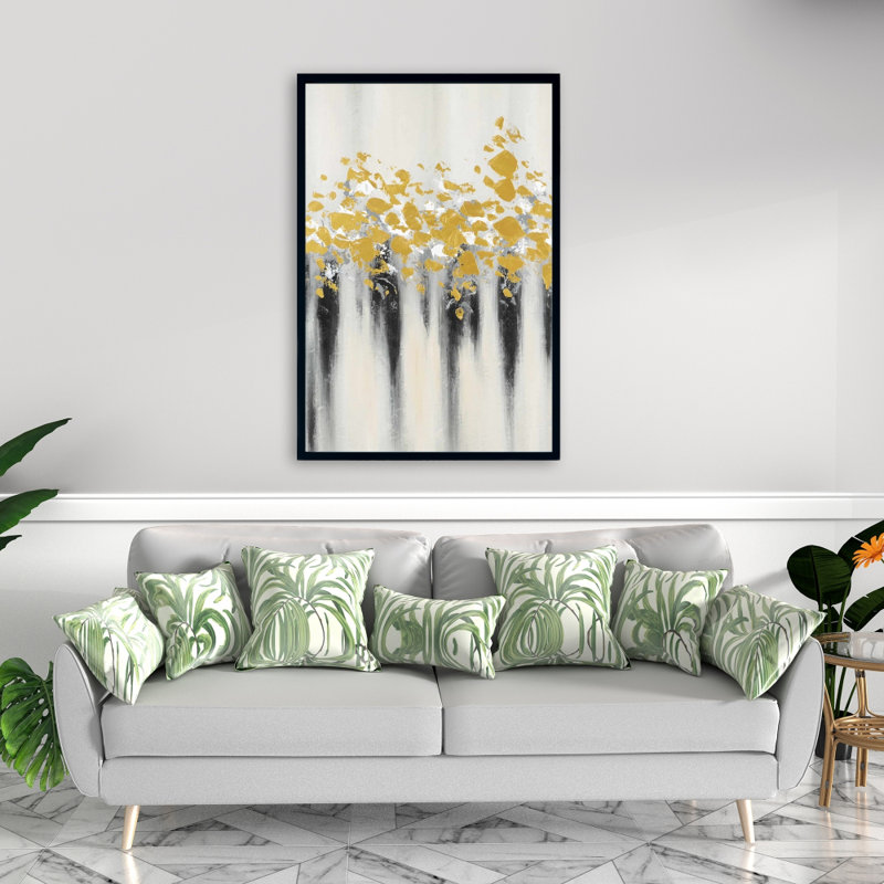 " Small Golden Spots ", 36" H x 24" W