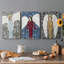 Angels Chacun I - Ensemble de 3 peintures sur toile tendue-1952440358