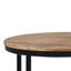Jenna 18"W Metal Industrial Round End Table with Compact Design-757883691-757883695