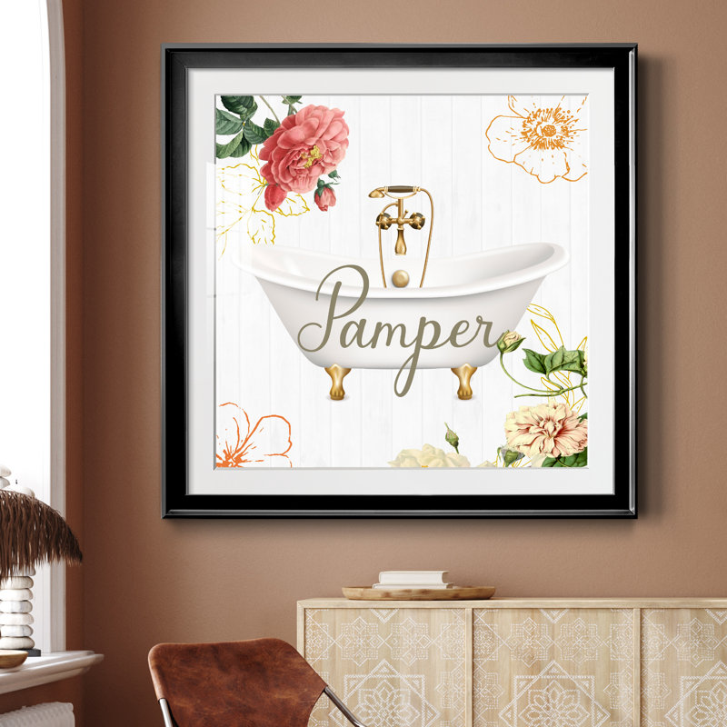 Pamper - cadre photo, impression sur papier, H 30,5 po x l 30,5 po x P 1,5 po, Cadre noir