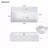 21.6" Floating Bathroom Vanity Sink Combo, Modern Wall Mounted Bathroom Storage Cabinet Set w/White Ceramic Basin Sink Top & Open Shelf for Small Space-155917408