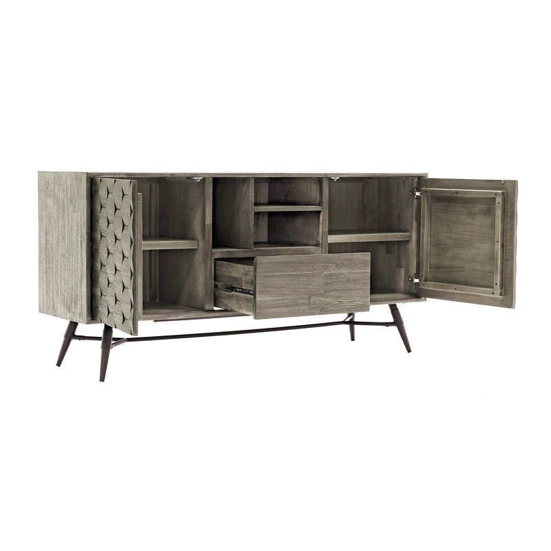 Buffet en bois d'acacia