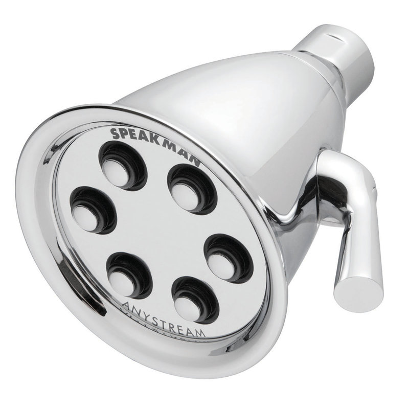 Icon Anystream 3-Spray Polished Chrome Low Flow Shower Head 2.0 GPM