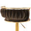 Tabouret de bar pivotant avec dossier Ginko-879315310-882844519