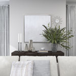 Metal Starburst Decorative Wall Clock with Crystal Accents