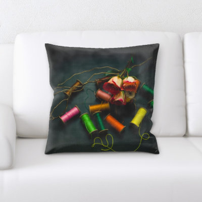 Microsuede Throw Pillow