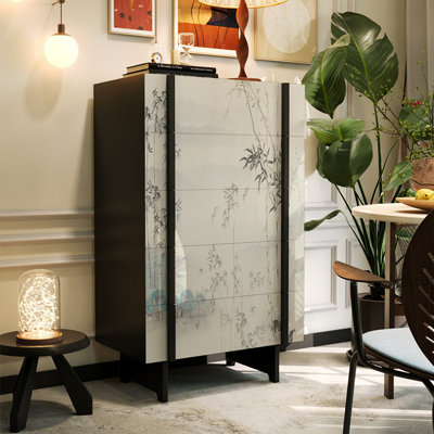Nouveau coffre d'appoint de style rétro chinois