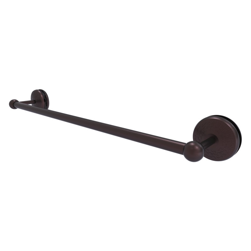 Barre à serviettes murale avec porte de douche Tilney, Bronze antique