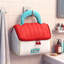 【Rouge, grande taille, style imperméable】 Trousse de maquillage imperméable de grande capacité, organisateur de cosmétiques mignon et portable pour le voyage, cadeau de Noël et de vacances idéal pour les étudiants et les filles