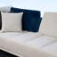 Canapé modulaire réversible de large de 174 po avec repose-pieds Lubos