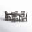Norton 6 - Person Extendable Four Leg Dining Set