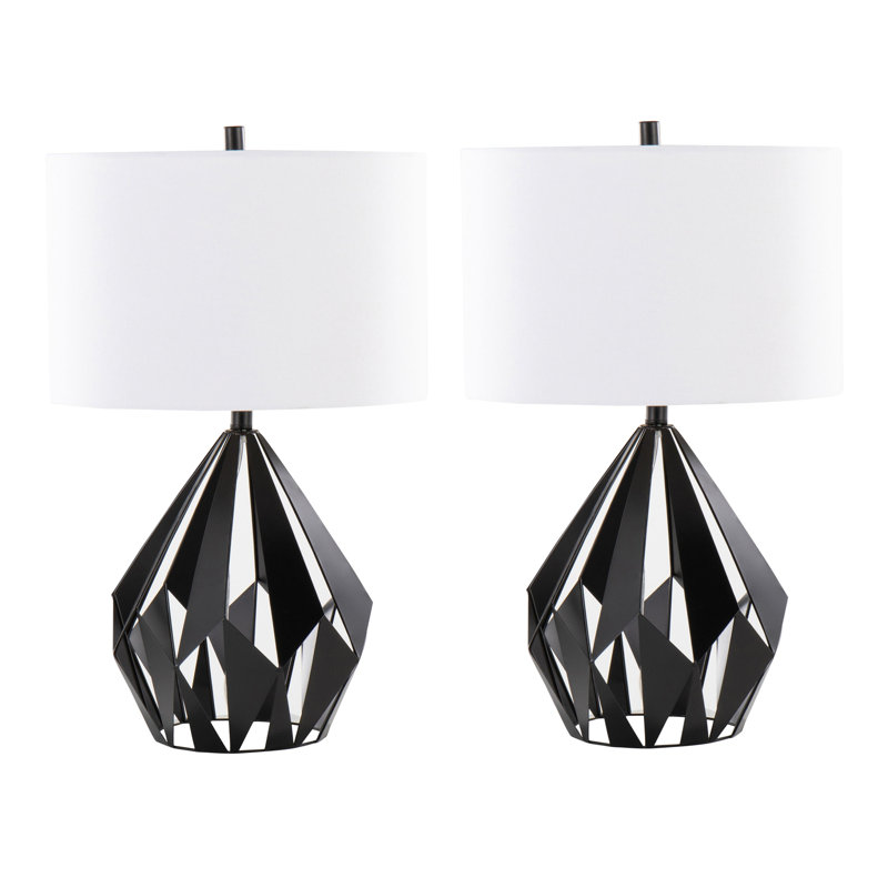 Lampe de table contemporaine en métal