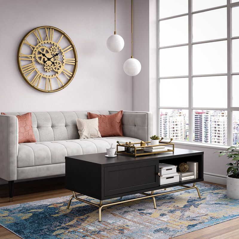 Anastaisha Abstract Coffee Table with Storage
