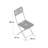 Newt Folding Patio Dining Side Chair-11044168
