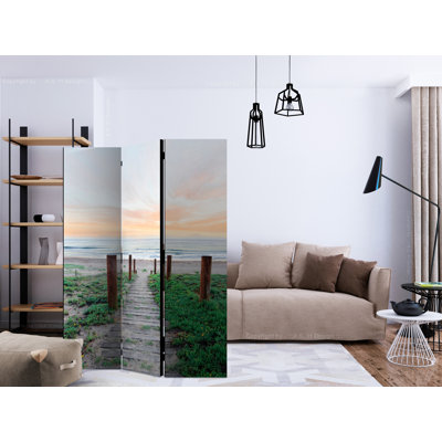 68'' H Solid Wood Folding Room Divider