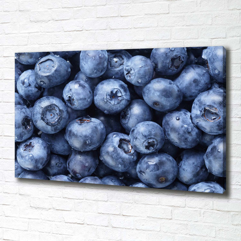 Blueberries - Wrapped Canvas Print