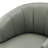 Modern Geniue Leather Swivel Barrel Chair-1219027506