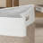 Large Blanket & Toy Storage Basket, White & Brown Woven Style, Living Room & Bedroom Organizer-321844545