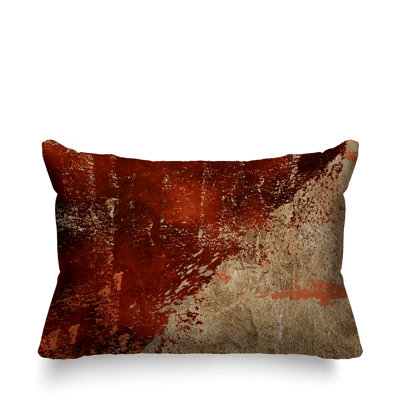 Kazam Abstract Outdoor Reversible Throw Pillow