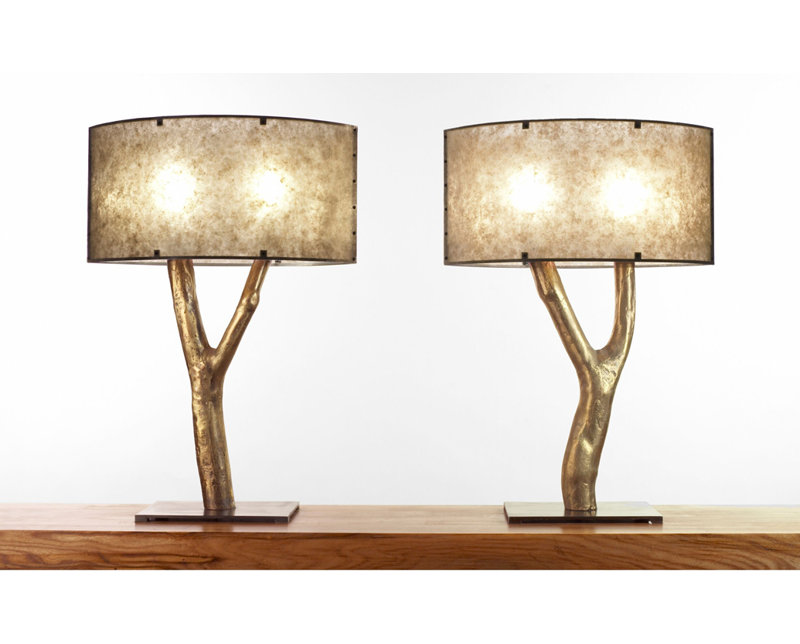 Lampe de table 23 po tree, Bronze