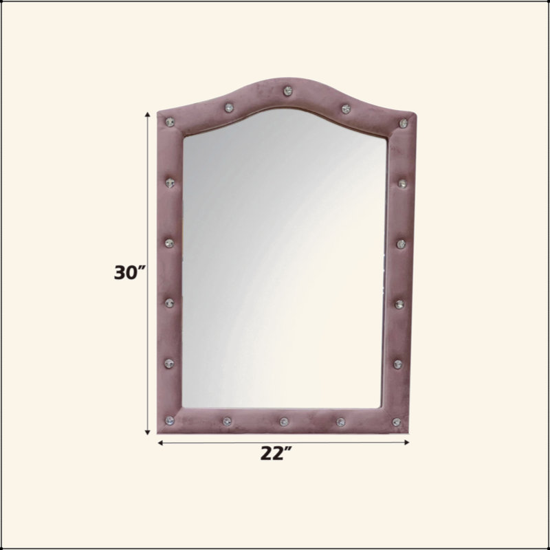 Pink Fabric Mirror