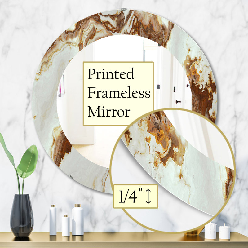 Mirror, 31.5" H x 31.5" W
