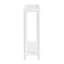 Tables de bout étroites avec tablette, blanc-1240851585
