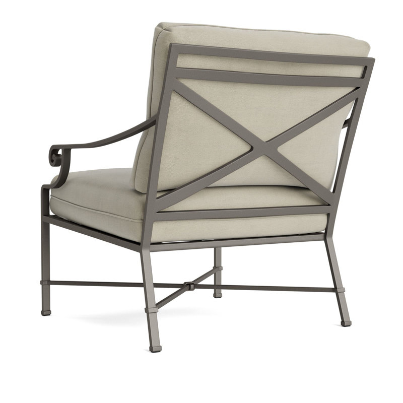 Venetian Outdoor Lounge Chair, Fusion Clay, Mica