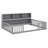 Floor Bed with Convenient Shelves and Protective Guardrails-2081308452